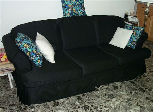 black slipcover

